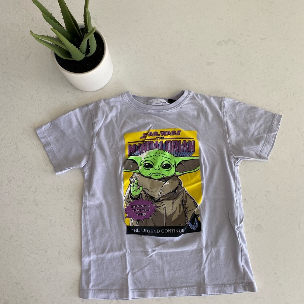 Zara Disney Star Wars Boys Mandalorian T-Shirt